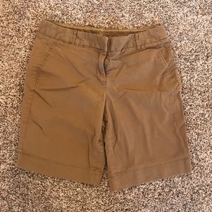 J.crew brown shorts